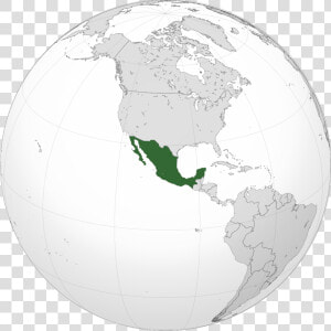 Ubicación De México   Mexico Map In The World  HD Png Download