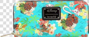 Moana Floral Print 8” Faux Leather Zip around Wallet   Wallet  HD Png Download