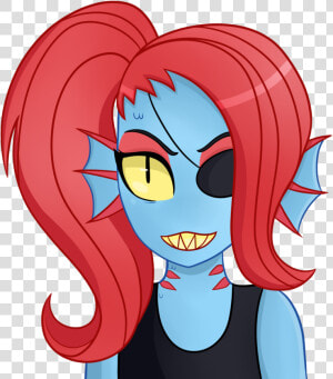 Undyne By Emera33 d9gxh02   Undyne Undertale  HD Png Download