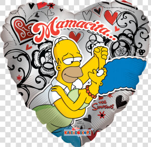 Homero Y Marge Enamorados  HD Png Download