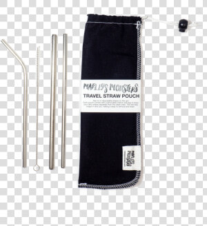 Stainless Steel Straws Travel Set Class Lazyload   Wallet  HD Png Download