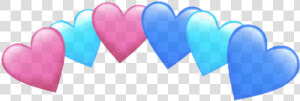 Images In Collection Page   Light Blue Heart Crown Png  Transparent Png