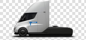 Tesla Semi With White Background  HD Png Download