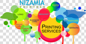 Nizamia Printers   Printing Press Visiting Card Design  HD Png Download