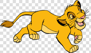 Young Simba Clip Art   Lion King Simba Young  HD Png Download