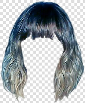 Hair Bangs Bobbedhair Colorful Niche Aesthetic Png  Transparent Png