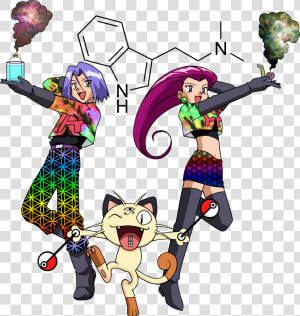 Image Of Team Rocket S Blasting Off Again   Team Rocket  HD Png Download