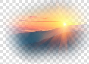  scmountains  scmountain  sunset  sun  mountains  summer   Sunrise  HD Png Download