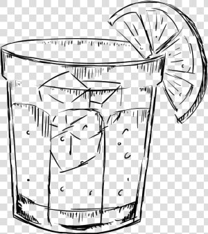 Black And White Cocktails Png   Cocktail Black And White  Transparent Png