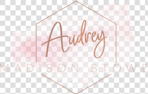 Audrey Madison Stowe Logo   Calligraphy  HD Png Download