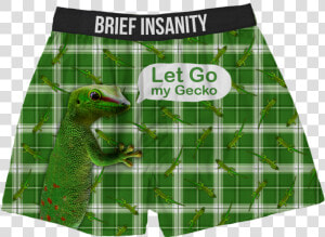 Gecko Boxer Shorts Let Go My Gecko   Boxer Shorts  HD Png Download