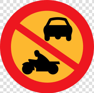 No Motorbikes Or Cars Vector Sign   Stortorget  HD Png Download