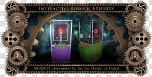 Mrisar S Cybermatrix   Exhibit Design About Robit  HD Png Download