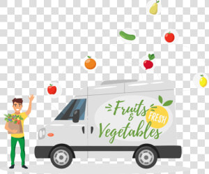 Fruits And Vegetables Business Management   Delivery Icon Vegetable  HD Png Download