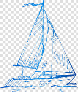 Transparent Blue Sailboat Clipart   Sailboat  HD Png Download