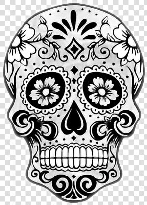  calavera  catrina   Printable Dia De Los Muertos Skulls  HD Png Download