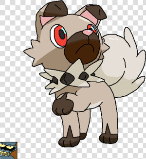 Pokemon Coloring Pages Rockruff  HD Png Download