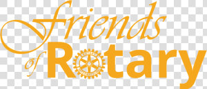 Friends Of Rotary Logo   Friends Of Rotary  HD Png Download