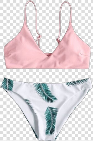  png  sticker  aesthetic  pinterest  bikini  palmtree   Pale Pink Swimsuit Aesthetic  Transparent Png