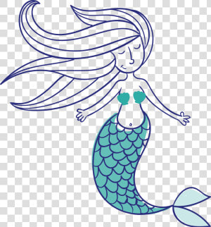 Euclidean Vector Mermaid Mythology Icon   Mythology Mermaid Clipart  HD Png Download