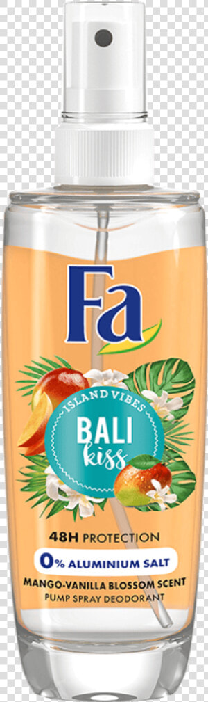 Fa Com Vaporizer Island Vibes Mango Vanilla   Fa Bali Kiss Deodorant  HD Png Download