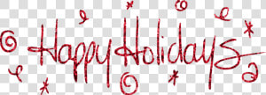 Holiday Christmas Clip Art   Transparent Happy Holidays Logo  HD Png Download