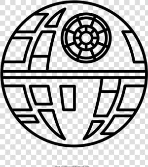 Death Star Coloring Page   Star Wars Death Star Clipart  HD Png Download