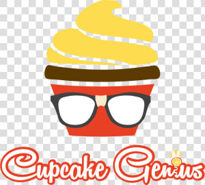 Cupcake Genius Logo Small Business Logo Design Sundayfunday  HD Png Download