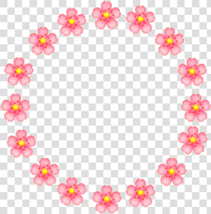 Flower Emoji Png Overlay Circle Icon Iconresources   Iphone Aesthetic Emojis Png  Transparent Png