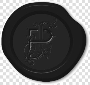 Wax Seal For Jessica Peterson By Fuzzco   Transparent Black Wax Seal  HD Png Download