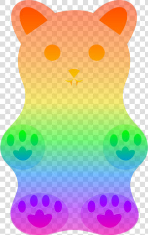 Gummy Bear Background Transparent   Rainbow Gummy Bear Clipart  HD Png Download