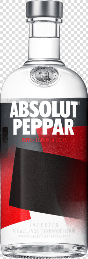 Absolut Peppar Vodka  HD Png Download