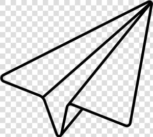 Noun Paper Plane   Paper Airplane Line Drawing  HD Png Download