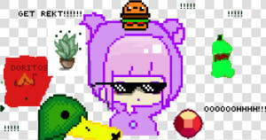 Get Rekt   Png Download   Kawaii Profile Picture Girl  Transparent Png