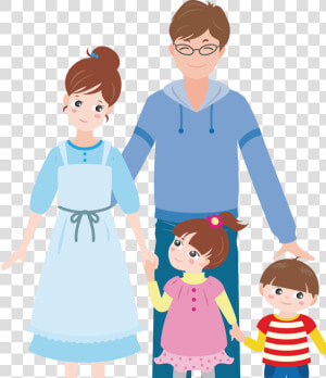 Transparent Family Day Cartoon People Child For Happy   Png Mother And Daughter Cartoon  Png Download