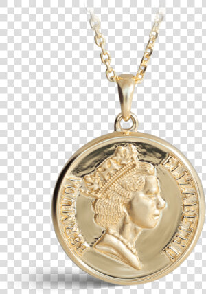 Bermuda Yellow Gold Coin Pendant   Coin Pendant  HD Png Download