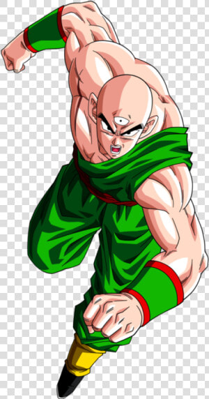 Dragon Ball Z Tien And Chiaotzu   Png Download   Ten Shin Han Ssj  Transparent Png