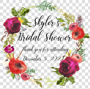 Floral Bridal Shower Clipart  HD Png Download