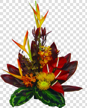 Hawaiian Flower Bouquet   Flower Arrangements Tropical Flowers  HD Png Download