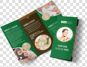 Spa Facial Treatments Brochure Template Preview   Coffee Tri Fold Brochure  HD Png Download