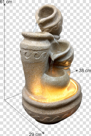 Small Matki Water Fountain For Home Decor  sand Drift   HD Png Download