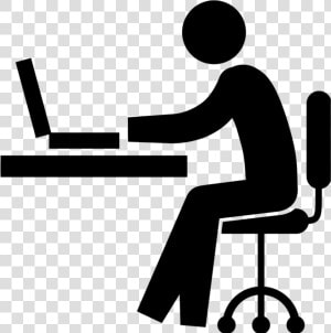 Stick Figure Doing Work  HD Png Download