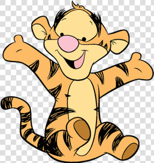 Babying Clipart Winnie The Pooh   Baby Tigger Winnie The Pooh  HD Png Download