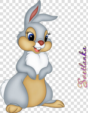 Transparent Clipart Of Bunnies   Cartoon Bambi Disney Bunny  HD Png Download