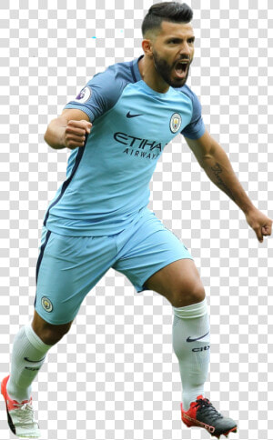 Manchester City V2   Aguero Footyrenders  HD Png Download