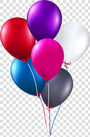 Colorful Bunch Of Balloons Png Clipart Image   Birthday Balloons Clipart Png  Transparent Png