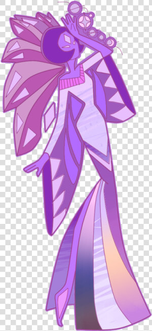 Purple Diamond Png   Purple Diamond Gemsona  Transparent Png