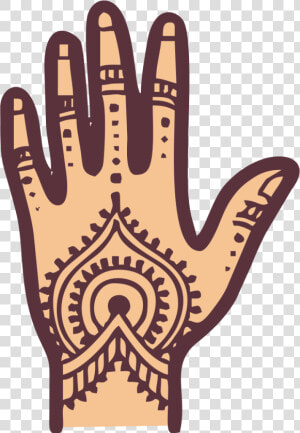 Transparent Mehndi Png   Mehndi Hand Png Clipart  Png Download