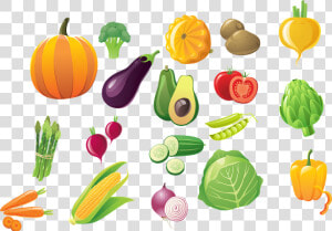 Vegetables  Avocado  Broccoli  Potatoes  Aubergine   Vegetable Figure  HD Png Download