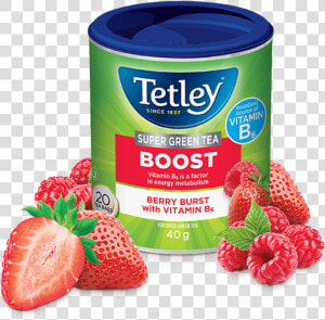 Tetley Super Green Boost With Vitamin B6   Tetley Boost Green Tea  HD Png Download